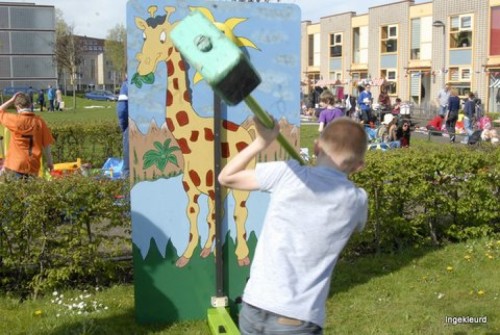 Kinder kop van Jut - Jungle Giraf